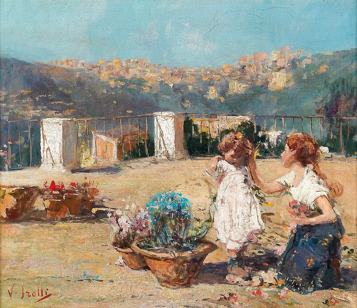 Fratelli sulla terrazza